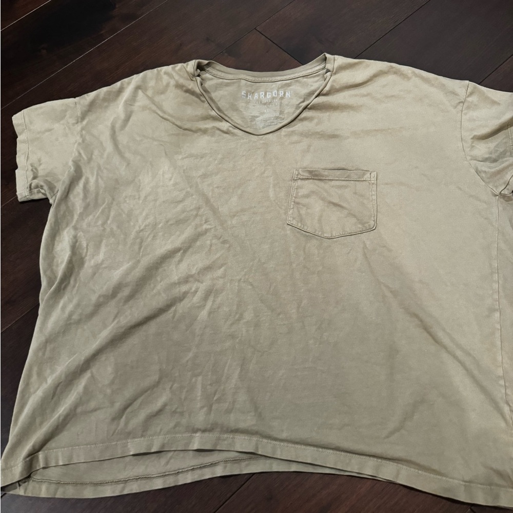 Women’s oversized skargorn green tshirt size xl